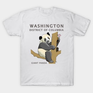 Washington, District of Columbia - state symbols - Giant Panda T-Shirt